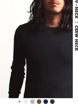 AVIREX アビレックス Tシャツ Vネック クルーネック 長袖 ロンT メンズ