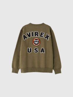 AVIREX,アビレックス,スウェット,トレーナー,メンズ,レディース,ブランド,ゆったり,大きいサイズ,おしゃれ,6123468,7833932007