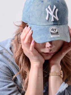 47Brand,フォーティセブン,キャップ,メンズ,レディース,ユニセックス,Yankees,47,CLEAN,UP,Haed,Wash,Blue,MLB01326,B-HAWSH17DWS-BM
