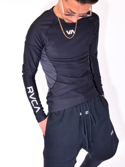 RVCA,ルーカ,Tシャツ,メンズ,レディース,ラッシュガード,長袖,ロンT,RVCA,SPORT,RASHGUARD,ルカ,スポーツ,ラッシュガード,bb041-871