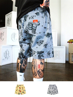 COOKMAN,chef,pants,クックマン,シェフパンツ,ショートパンツ,メンズ,レディース,綿,おしゃれ,かわいい,231-21938