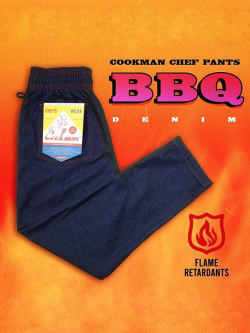 COOKMAN,クックマン,シェフパンツ,メンズ,レディース,難燃,バーべキュー,BBQ,男女兼用,おしゃれ,かわいい,ブランド,231-23813