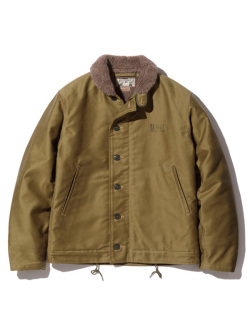 BUZZ,RICKSON'S,バズリクソンズ,N-1,デッキジャケット,Type,N-1,Khaki,NAVY,DEPARTMENT,DEMOTEX-ED,ボアジャケット,メンズ,BR15345