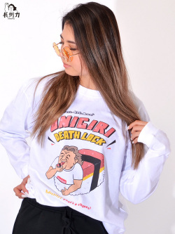 長州,力,ちょうしゅう,りき,Tシャツ,長袖,メンズ,レディース,ユニセックス,おしゃれ,かわいい,大きいサイズ,インスタ,CHLT-2001-W