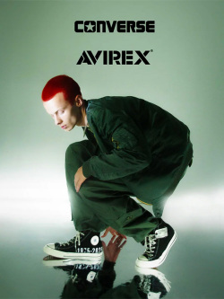 CONVERSE,AVIREX,ALL,STAR,スニーカー,AGED,HI,アヴィレックス,ハイカット,コンバース,AVIREX50th,50周年,1975-2025,7835292001