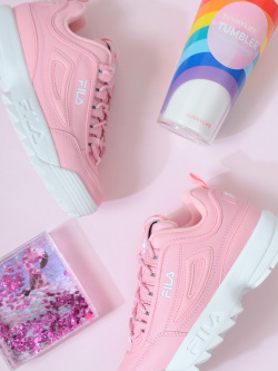 FILA★DISRUPTOR 2★厚底★ホワイト×ピンク org.jpg
