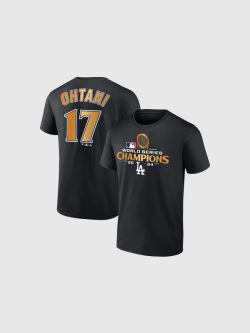 Fanatics,ファナティクス,Tシャツ,半袖,大谷,翔平,World,Series,Champion,Player,ワールドシリーズ,チャンピオン,プレイヤー,MLB