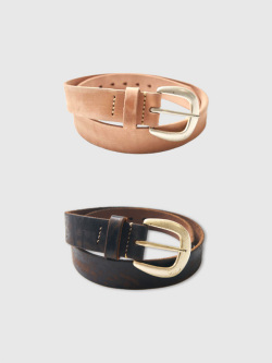 FULLCOUNT,フルカウント,ベルト,本革,ブランド,ビジネス,シンプル,Wild,Leather,Garrison,Belt,銀泥メッキ,特厚,カウハイド,6210