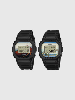 G-SHOCK,Gショック,時計,腕時計,山下白雨,深川万年橋下,富嶽三十六景,葛飾,北斎,DW-5600KHFM25-1JR,DW-5600KHSH25-1JR
