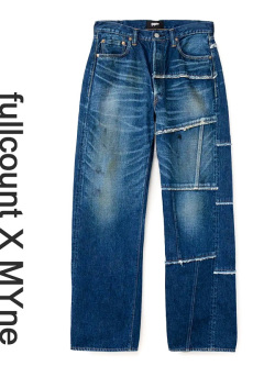 FULLCOUNT,フルカウント,ジーンズ,デニム,パンツ,MYne,マイン,メンズ,レディース,0105,13.7,13.7oz,オンス,ストレート,定番,G08FC102