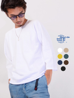 Good,On,グッドオン,Tシャツ,メンズ,レディース,ユニセックス,クルーネックTシャツ,7分袖,BASEBALL,TEE,ベースボールT,ラグラン,GOLT-601