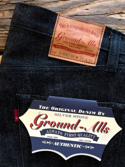 GroundAllsグラウンドオールズシルバーストーンデニムジーンズG501XX Ground-Alls SILVER STONE グランドオールズ シルバーストーン