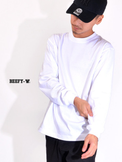 Hanes,ヘインズ,BEEFY-T,Tシャツ,ビーフィー,長袖,メンズ,レディース,ユニセックス,ロングTシャツ,ロングスリーブ,H5186