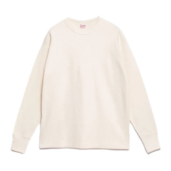 Healthknit,ヘルスニット,サーマル,キング,長袖,無地,ラッセル,ハニカム,クルーネック,サーマル,Thermal,King,Raschel,Honeycomb,52023