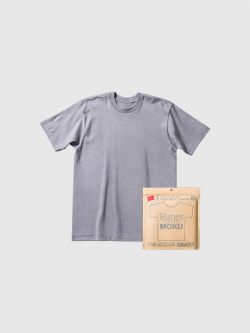 Hanes,MOKU,ヘインズ,モク,Tシャツ,半袖,大きいサイズ,綿100%,無地,スポーツ,カジュアル,パックT,クルーネック,丸胴,タグレス,HM1-D203
