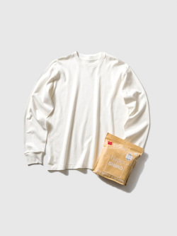 Hanes,shiro,ヘインズ,シロ,Tシャツ,メンズ,レディース,長袖,白,大きいサイズ,HANES,SHIRO,パックT,THE,BEST,OF,WHITE-T,HM4-A201