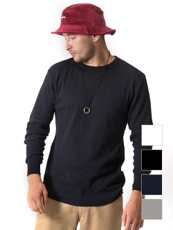 Hanes,ヘインズ,Tシャツ,サーマル,ロンT,長袖,ロングTシャツ,パックTシャツ,サーマルT,ラウンドカット,HM4-G501