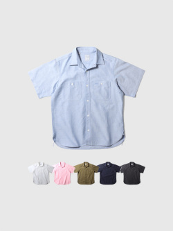 ファッション,通販,HOUSTON,ヒューストン,シャツ,半袖,オックスフォード,ワークシャツ,41134,OXFORD,SS,WORK,SHIRT