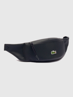 LACOSTE レザーウエストバッグ ラコステ LACOSTE SOFT MATEフルグレインレザーウエストバッグ