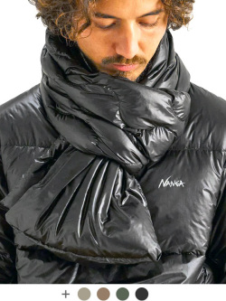 NANGA,ナンガ,ダウン,マフラー,メンズ,レディース,秋,冬,シンプル,軽量,ONION,QUILT,DOWN,MUFFLER,オニオンキルトダウンマフラー,N10E