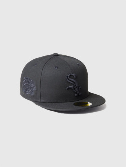 NEW,ERA,ニューエラ,59FIFTY,MLB,Black,on,Black,ブラック,黒,キャップ,帽子,フラットバイザー,7,7/8,ホワイトソックス,14745189