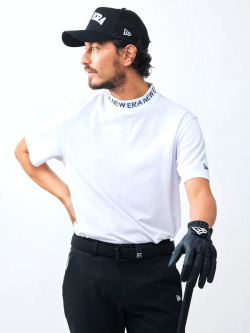 NEW,ERA,ニューエラ,Tシャツ,メンズ,レディース,半袖,大きいサイズ,ゴルフ,モックネック,Tシャツ,ミドルネック,141090-56-46