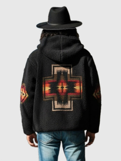 PENDLETON,ペンドルトン,ボア,パーカー,ジャガード,ジップ,Harding,ハーディング柄,5475-1025,ジャガード,ボア,ジップ,フーディ