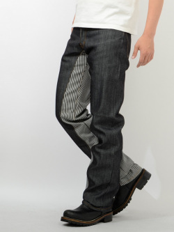 児島ジーンズ KOJIMA ジーンズ デニム パンツ モンキー コンボパンツ ワーク 切り替え RNB-1059H 日本製 アメカジ ○