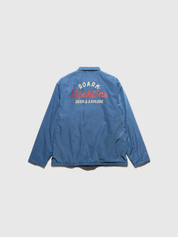 ROARK REVIVAL ロアーク ジャケット コーチジャケット 裏フリース ジップ付き ポケット バイク RJJ1156 SIGN WRITER COACHES JACKET ROARK REVIVAL ロアーク ジャケット コーチジャケット 裏フリース