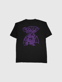ビックリマン,Tシャツ,半袖,メンズ,レディース,サタンマリア,ビックリマンシール,風,プリント,おしゃれ,BKM-2516