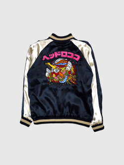 ビックリマン スカジャン メンズ レディース ヘッドロココ サタン