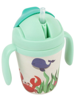SUNNYLIFE,サニーライフ,コップ,子供,取っ手,蓋付き,300ml,ECO,KIDS,ストロー付き,S86SIPUS