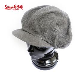 ☆SUGAR CANE シュガーケーン ハンチング キャスケット グレー 美品☆ sc02411_1.jpg