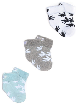 ハフ,HUF,ソックス,靴下,キッズ,ベビー,男の子,女の子,3足,セット,PLANTLIFE,BABY,SEED,SOCKS,ヘンプ,レッグウェア,SK00306