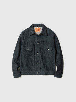 SUGAR,CANE,シュガーケーン,デニム,ジャケット,ブラック,メンズ,レディース,Gジャン,2nd,モデル,タイプ,BLACK,DENIM,JACKET,SC15650