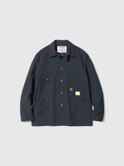 SUGAR,CANE,シュガーケーン,ジャケット,メンズ,レディース,おしゃれ,シンプル,9oz.,BLACK,COVERT,WORK,COAT,9オンス,ブラック,SC15659