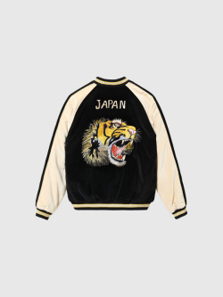 XXL テーラー東洋 リバーシブルスカジャン 龍×虎 緑×赤 TT14205 TAILOR 