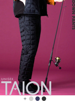 TAION タイオン ダウンパンツ メンズ レディース 大きいサイズ