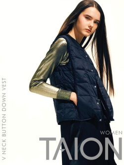 TAION タイオン インナーダウン レディース 大きいサイズ ブランド