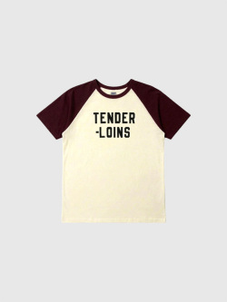 ファッション,通販,TENDERLOIN,テンダーロイン,Tシャツ,半袖,ラグランスリーブ,綿,100%,LOGO,17,SLEEVE,T-SHIRTS,BURGUNDY