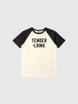 ファッション,通販,TENDERLOIN,テンダーロイン,Tシャツ,半袖,ラグランスリーブ,綿,100%,LOGO,RAGLAN,SLEEVE,T-SHIRTS,SUMI,BLACK