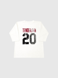 ファッション,通販,TENDERLOIN,テンダーロイン,Tシャツ,フットボール,7分袖,ナンバリング,綿,100%,3/4,FOOTBALL,T-SHIRTS