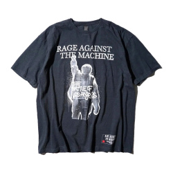 THRIFTY,LOOK,スリフティー,ルック,Tシャツ,半袖,綿,100%,RAGE,AGAINST,THE,MACHINE,THE,BATTLE,OF,LOS,ANGELES,RATM,TL22S01700