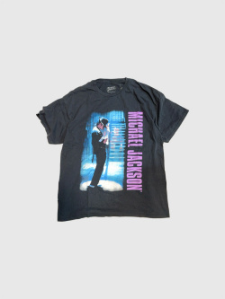 THRIFTY,LOOK,スリフティー,ルック,Tシャツ,半袖,綿,100%,MICHAEL,JACKSON,マイケル,ジャクソン,Black,or,White,TL26S19000