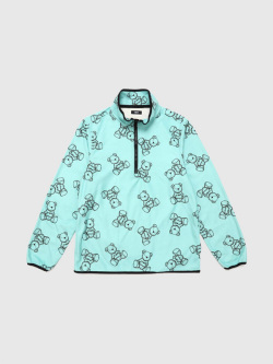 TMT フリース ジャケット レディース メンズ ハーフジップ おしゃれ