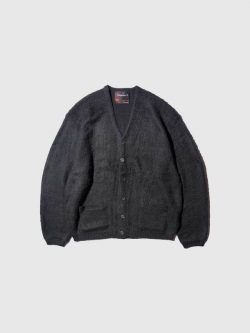 希少超美品タウンクラフトアクリルモヘアタッチカーディガン VANS タウンクラフト モヘアタッチ アクリル シャギー
