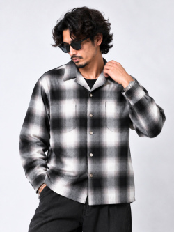 TOWNCRAFT,タウン,クラフト,オンブレ,シャツ,60S,LOOP,COLLAR,NEL,OMBRE,SHIRTS,ぺニーズ,開襟,オープンカラー,TC24F01800