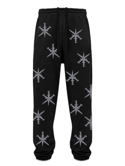 UNKNOWN,アンノウン,パンツ,スウェットパンツ,レディース,メンズ,ユニセックス,ブランド,ジョガーパンツ,DAGGER,RHINSTONE,JOGGER