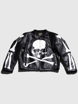 VANSON,MASTERMIND,WORLD,マスターマインド,バンソン,ライダース,ジャケット,メンズ,ブランド,スタンドカラー,MW24C13-BL100