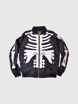 VANSON,バンソン,ジャケット,レディース,メンズ,スカル,ボーン,ナイロンツイル,刺繍,ボーン,NYLON,TWILL,JACKET,スカジャン,NVJK-2502
